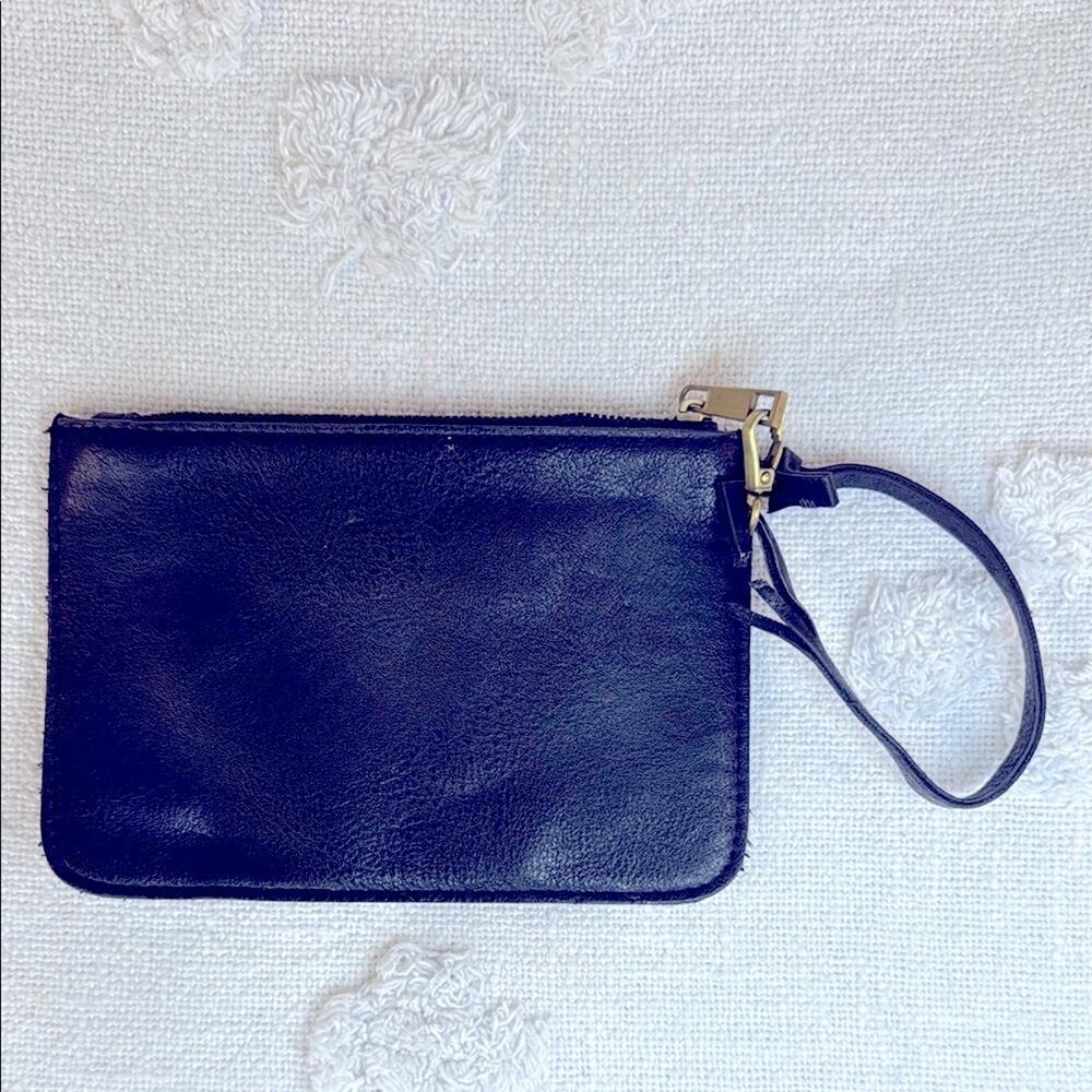 Free People Black Wristlet Clutch